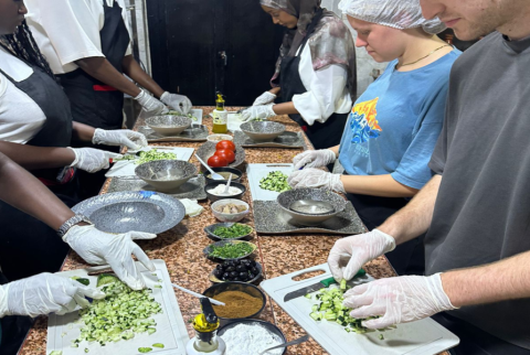 Moroccan Cooking Class Marrakech at Chouf l'Or with pick up